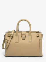 Sac Port� Main M Equestre Cuir Etrier Beige equestre EEQT142M