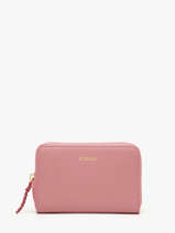 Wallet Torsade Leather Etrier Pink torsade ETOS090M-vue-porte